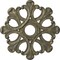 Ekena Millwork Angel Ceiling Medallion (Canopies up to 4 3/8"), 20 7/8"OD x 3 5/8"ID x 1"P, Witch Hazel Crackle CM20ANWHC - alternate 1
